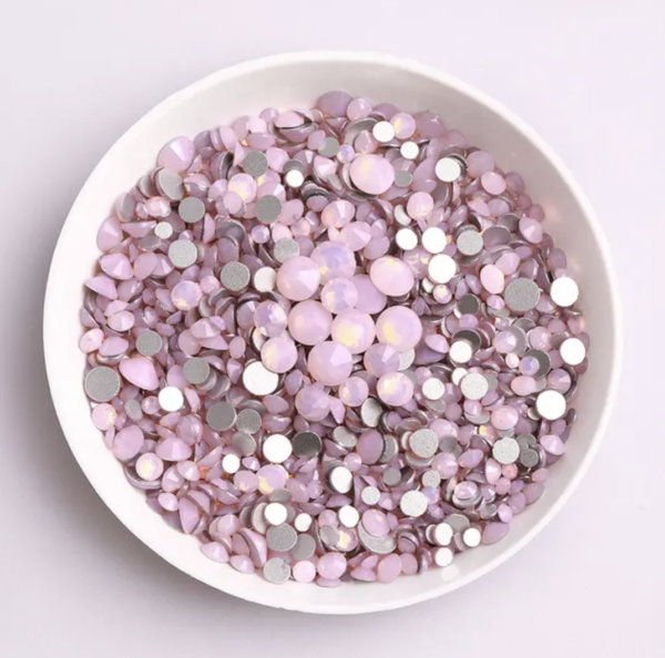 Milano Cosmetic Crystal Mix Size Opal Roze
